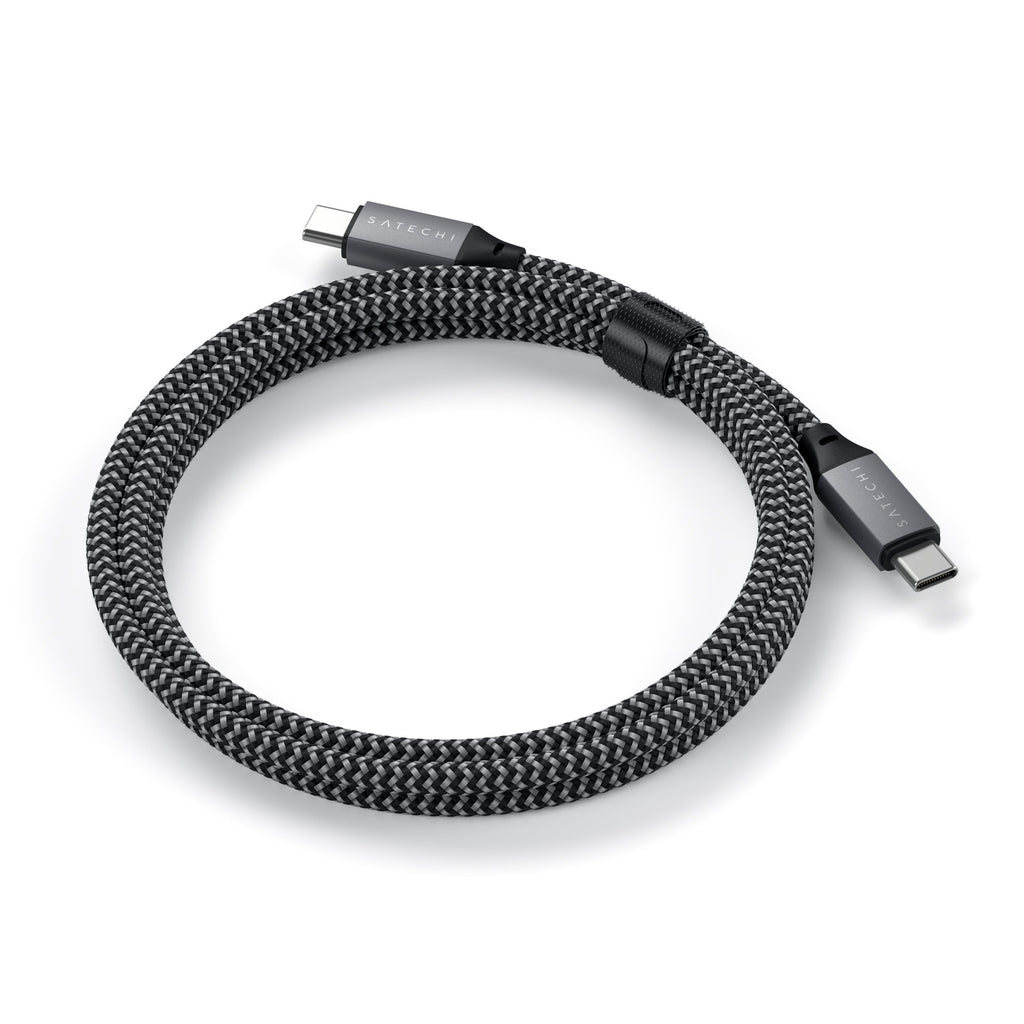 Satechi Type-C to Type-C 100W Charging Cable Space Gray - Image 5