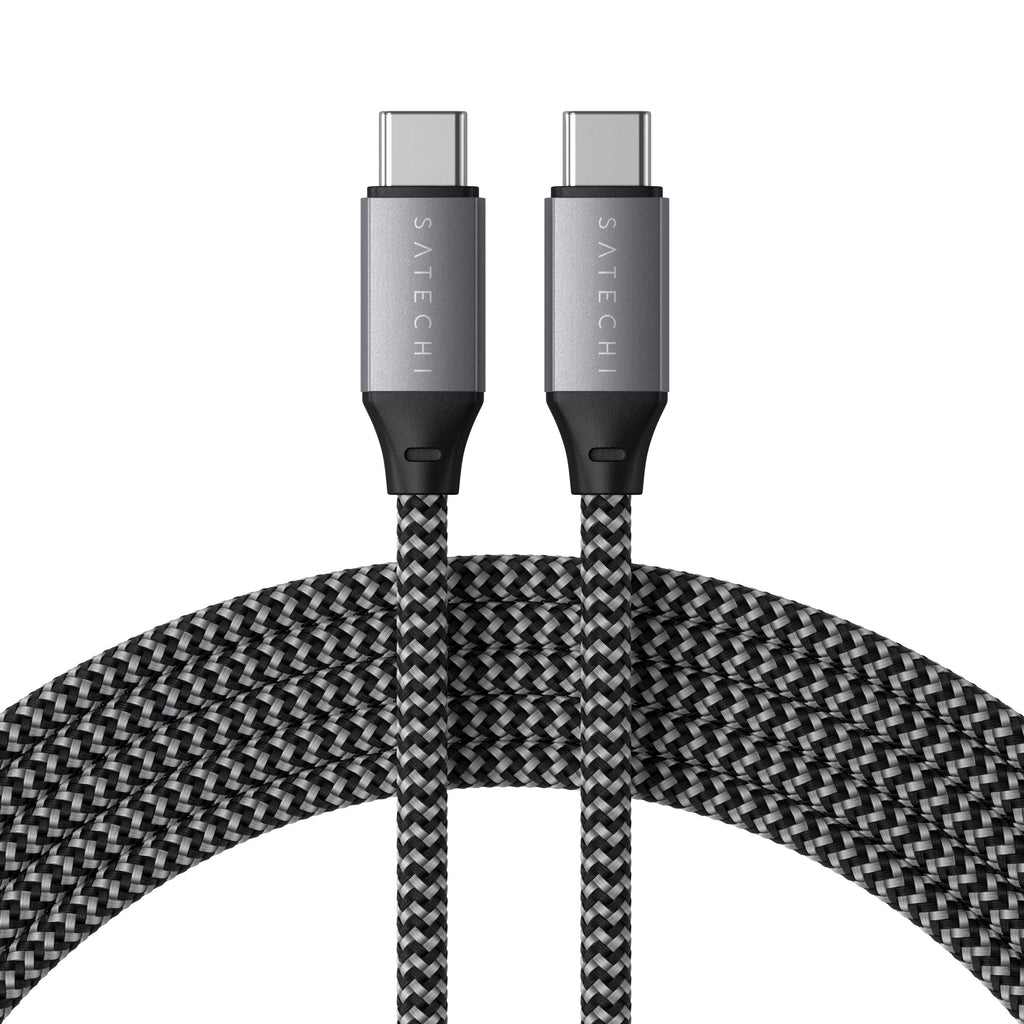 Satechi Type-C to Type-C 100W Charging Cable Space Gray - Image 3