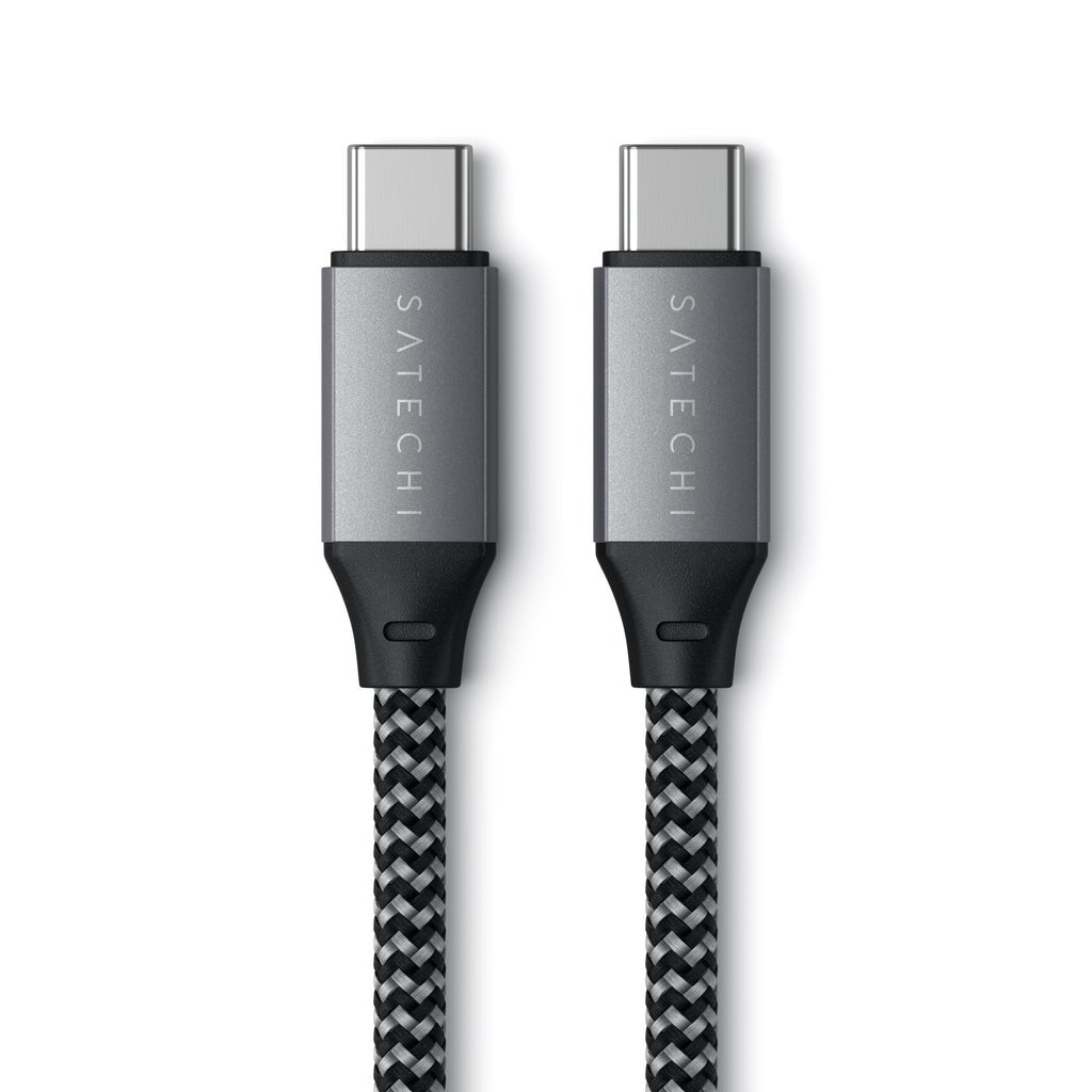 Satechi Type-C to Type-C 100W Charging Cable Space Gray - Image 2