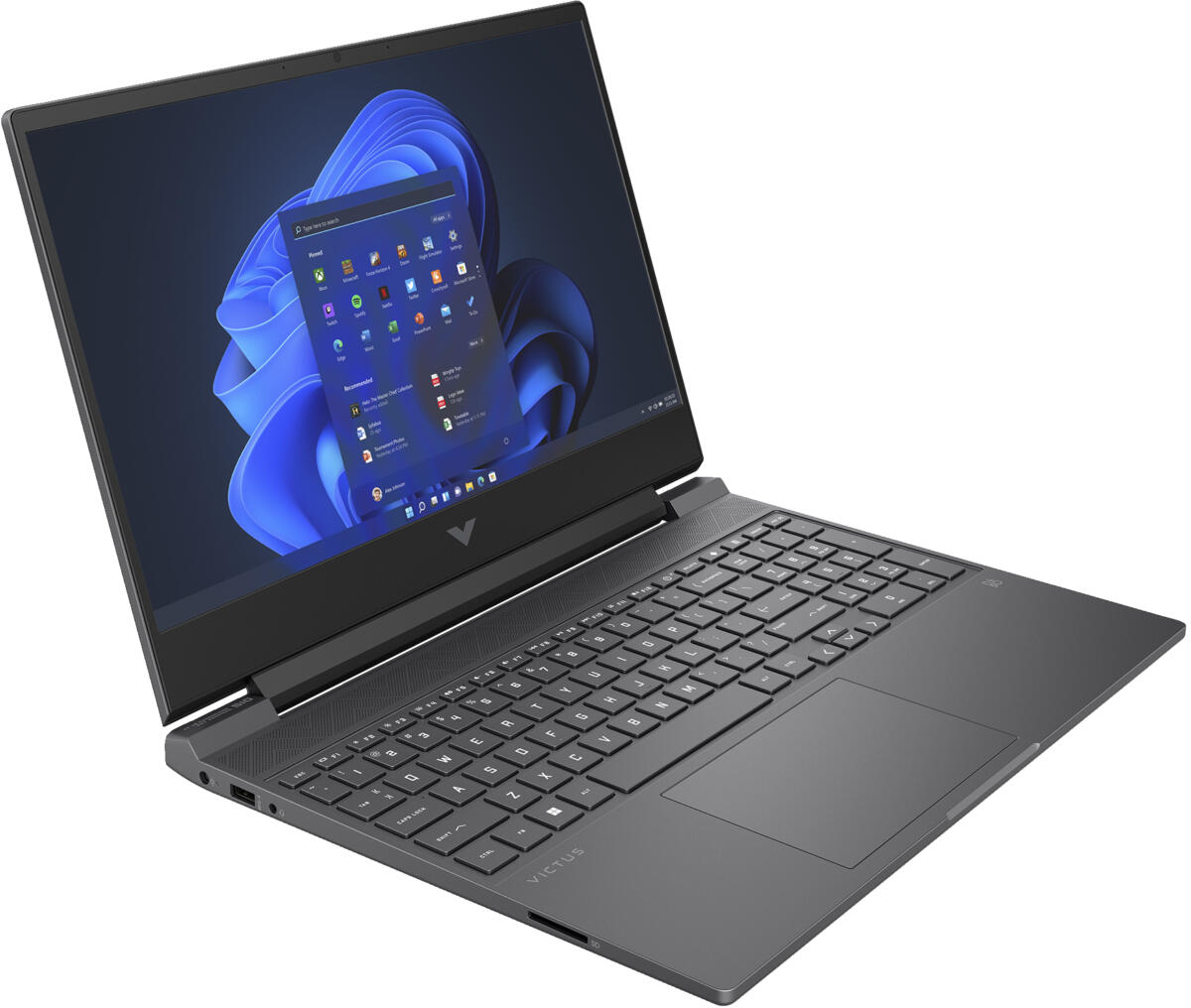 HP VICTUS 15-FB2082WM GAMING AMD Ryzen™ 5 8640H 512GB SSD 8GB 15.6" (1920x1080) IPS 144Hz WIN11 NVIDIA® RTX 4050 6144MB MICA SILVER Backlit Keyboard - Image 3