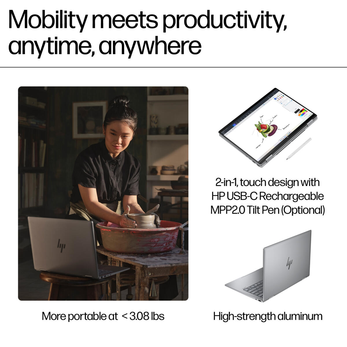 HP Envy x360 14-FA0013 2-IN-1 Ryzen™ 5 8640HS 512GB SSD 16GB HP Envy x360 14-FA0013 2-IN-1 Ryzen™ 5 8640HS 512GB SSD 16GB