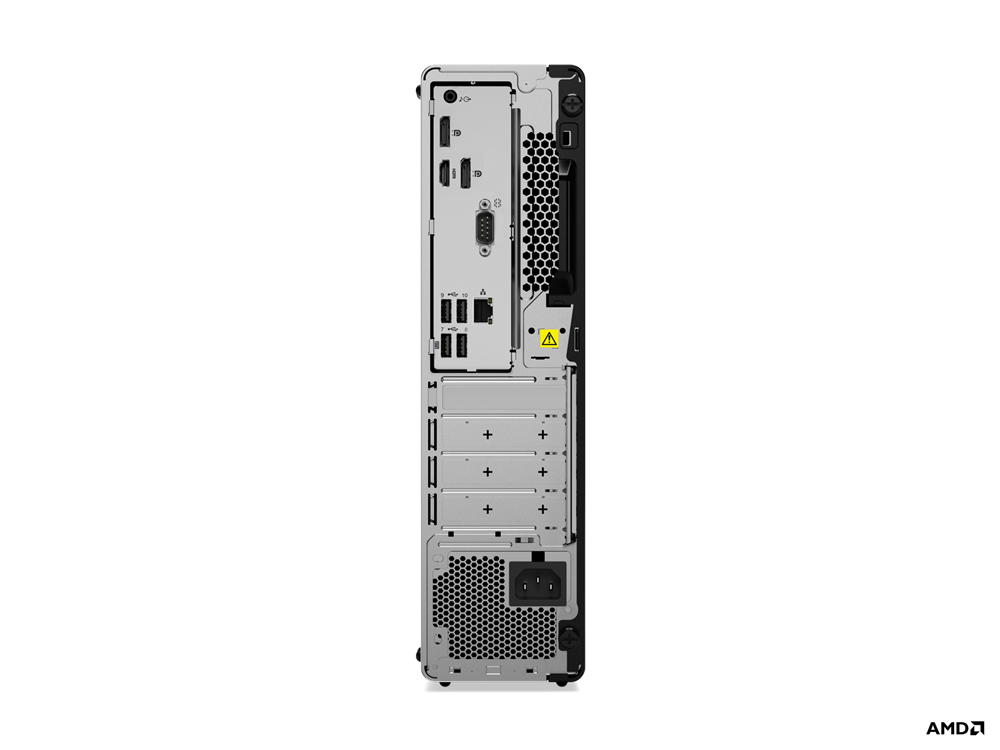 Lenovo ThinkCentre M75s Gen 2 SFF AMD Ryzen™ 5 PRO 5650G 256GB SSD 8GB DVD-RW WIN11 Pro BLACK Keyboard Mouse - Image 3