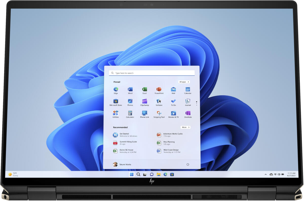 HP Spectre x360 16-AA0023 2-IN-1 Core™ Ultra 7 155H 1TB SSD 32GB 16" (2880x1800) OLED TOUCHSCREEN WIN11 NVIDIA® RTX 4050 6144MB BLACK Backlit Keyboard US Sales Only - Image 5
