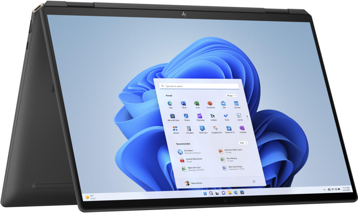 HP Spectre x360 16-AA0023 2-IN-1 Core™ Ultra 7 155H 1TB SSD 32GB 16" (2880x1800) OLED TOUCHSCREEN WIN11 NVIDIA® RTX 4050 6144MB BLACK Backlit Keyboard US Sales Only - Image 6