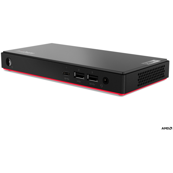 Lenovo ThinkCentre M75n Thin client AMD Ryzen™ 5 PRO 3500U 256GB SSD 8GB WIN10 Pro Keyboard Mouse BLACK - Image 2