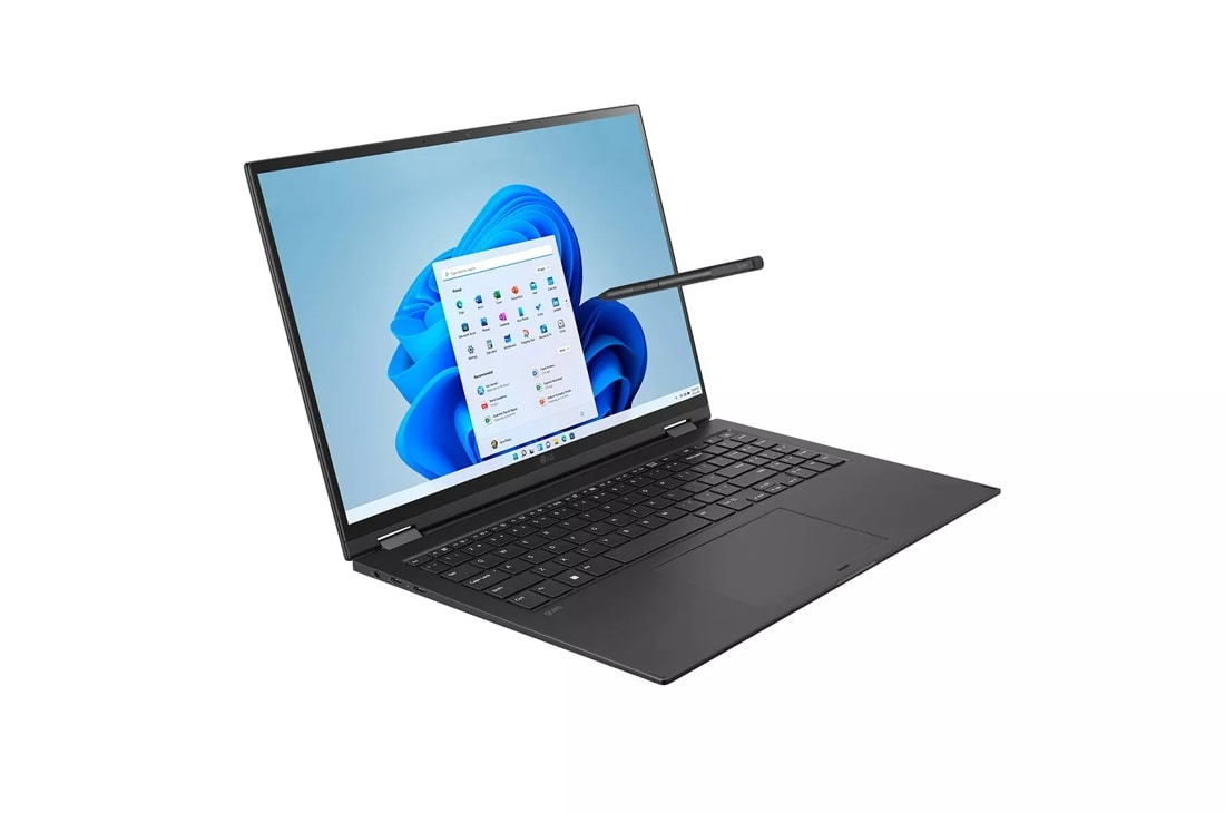 LG Gram 16 16T90Q-K.AAC7U1 2-IN-1 CONVERTIBLE Core™ i7-1260P 512GB SSD 16GB 16" WQXGA (2560x1600) TOUCHSCREEN IPS WIN10 BLACK Backlit Keyboard GRADE B - Image 5