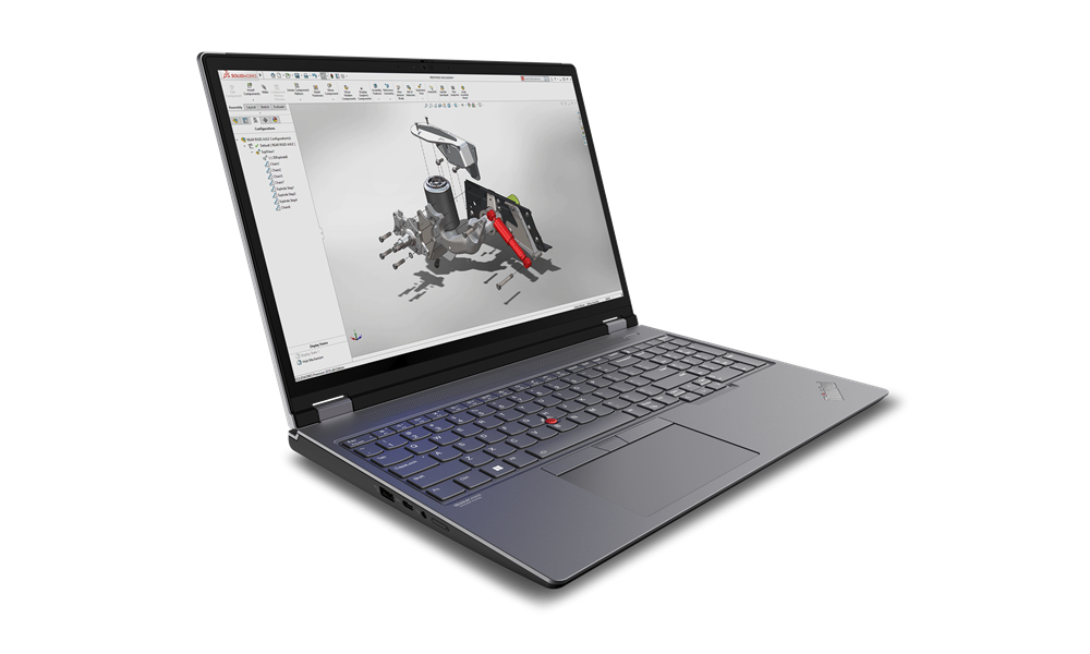 Lenovo ThinkPad P16 Gen 2 MOBILE WORKSTATION Core™ i7-13700HX 1TB SSD 32GB 16" (2560x1600) 165Hz WIN11 Pro NVIDIA® RTX 4000 12288MB STORM GREY Backlit Keyboard FP Reader