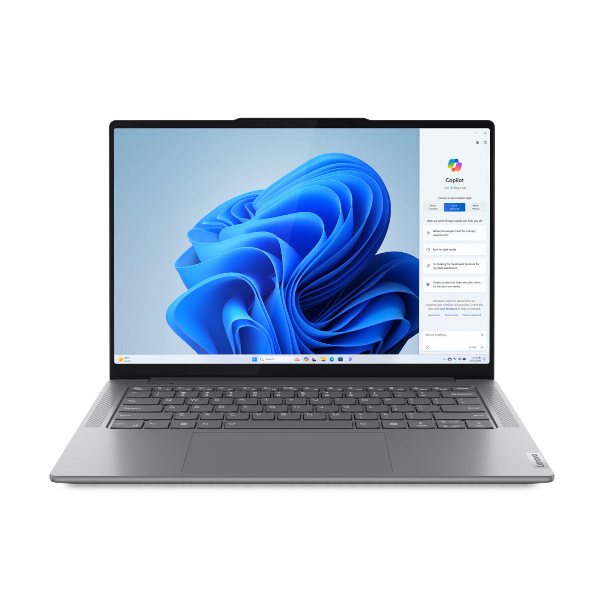 Lenovo YOGA PRO 7 14AHP9 AMD Ryzen™ 7 8845HS 1TB SSD 16GB 14.5" (2560x1600) 90Hz TOUCHSCREEN WIN11 Pro NVIDIA® RTX 3050 6144MB LUNA GRAY Backlit Keyboard