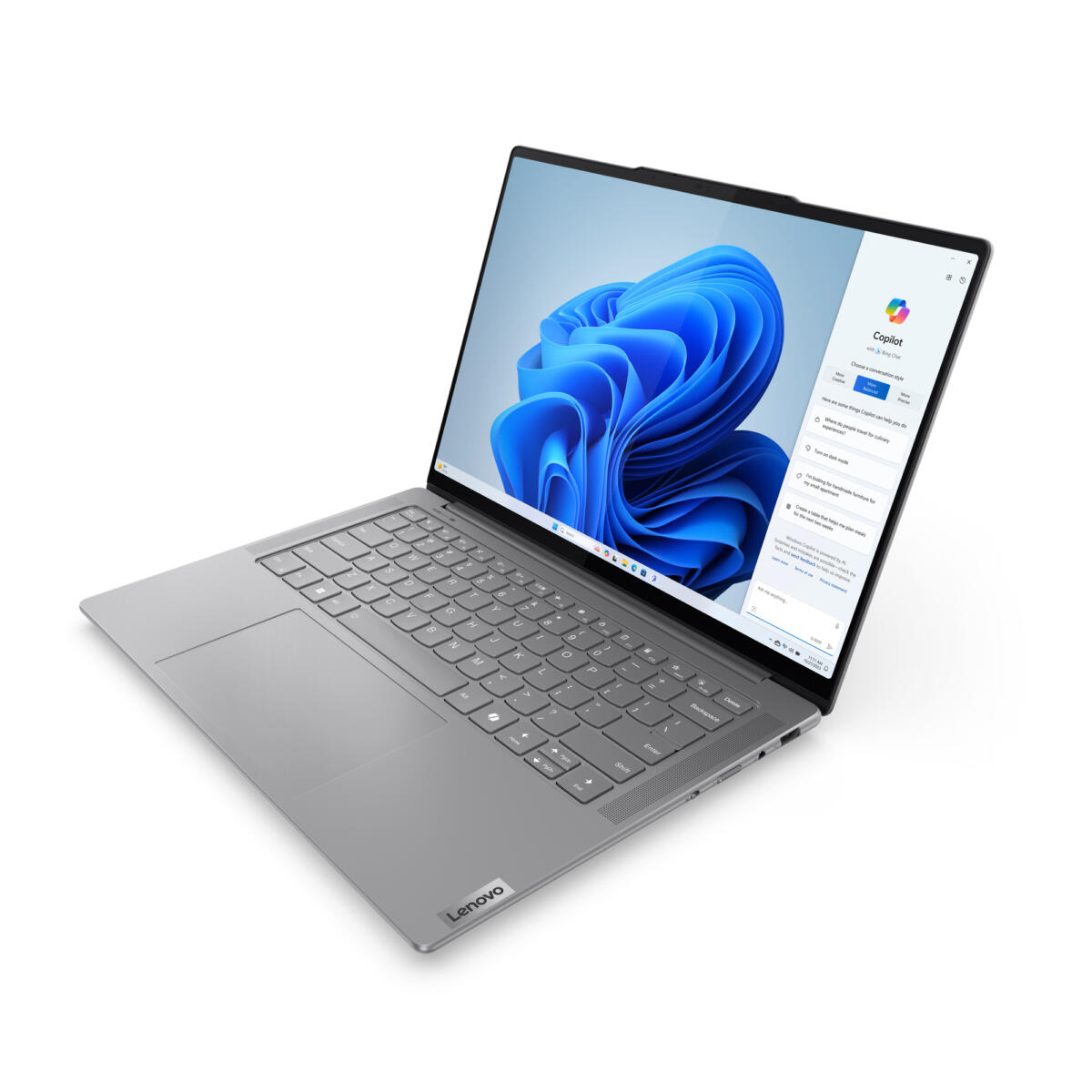Lenovo YOGA PRO 7 14AHP9 AMD Ryzen™ 7 8845HS 1TB SSD 16GB 14.5" (2560x1600) 90Hz TOUCHSCREEN WIN11 Pro NVIDIA® RTX 3050 6144MB LUNA GRAY Backlit Keyboard - Image 3
