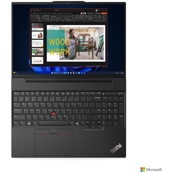 Lenovo ThinkPad E16 Gen 2 Core™ Ultra 7 155U 512GB SSD 16GB 16" (1920x1200) WIN11 Pro GRAPHITE BLACK Backlit Keyboard FP Reader - Image 6