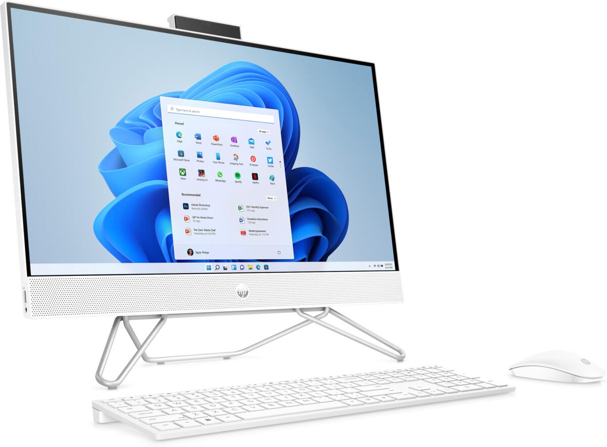 HP 24-CB1023 ALL-IN-ONE Core™ i3-1215U 256GB SSD 8GB 23.8" (1920x1080) TOUCHSCREEN WIN11 Keyboard Mouse WHITE - Image 3