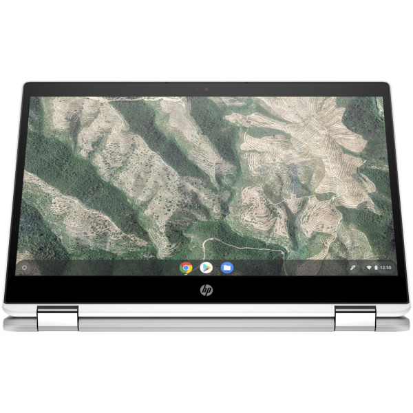 HP Chromebook x360 14B-CA0010 2-in-1 Celeron® N4000 32GB eMMC 4GB 14" (1366x768) TOUCHSCREEN Chrome OS CERAMIC WHITE / MINERAL SILVER - Image 6