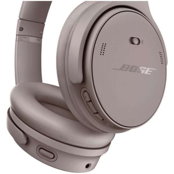 Bose QuietComfort Wireless Noise Cancelling Headphones, Bluetooth Over Ear Headphones with Up to 24 Hours of Battery Life, Sandstone - Image 3