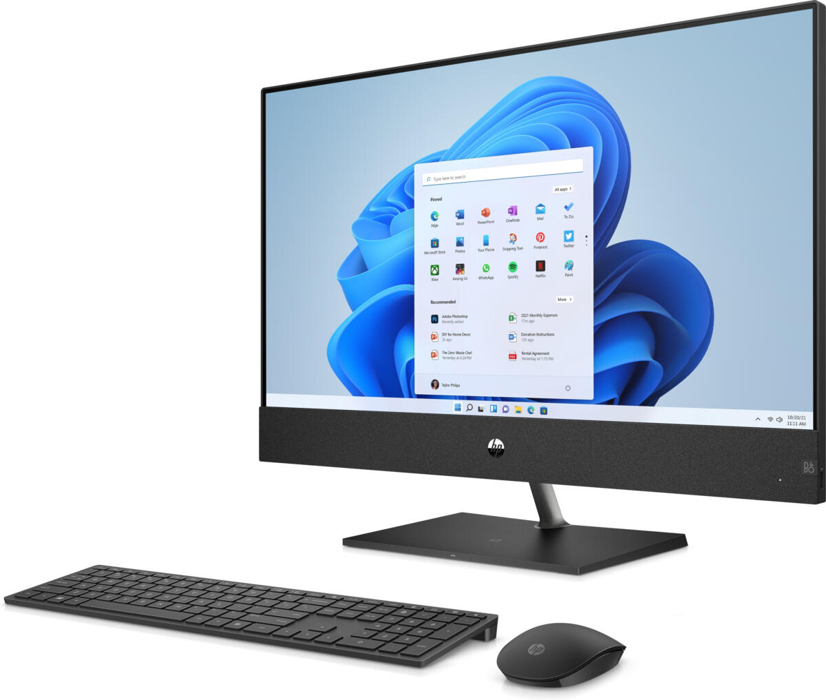 HP Pavilion 27-CA2244 ALL-IN-ONE Core™ i7-13700T 1TB SSD 16GB 27" (1920x1080) TOUCHSCREEN WIN11 SPARKLING BLACK Wireless Keyboard & Mouse
