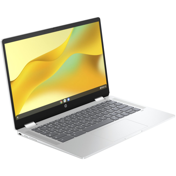 HP Chromebook x360 14B-CD0035 Intel® N200 128GB UFS 8GB 14" (1920x1080) TOUCHSCREEN ChromeOS GLACIER SILVER Backlit Keyboard - Image 3
