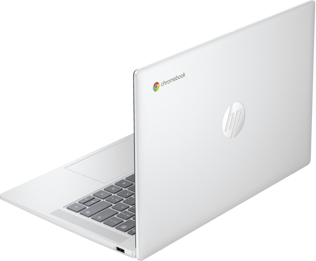 HP Chromebook 14A-NF0131 Pentium® N200 128GB UFS 4GB 14" (1366x768) CHROME GLACIER SILVER - Image 5