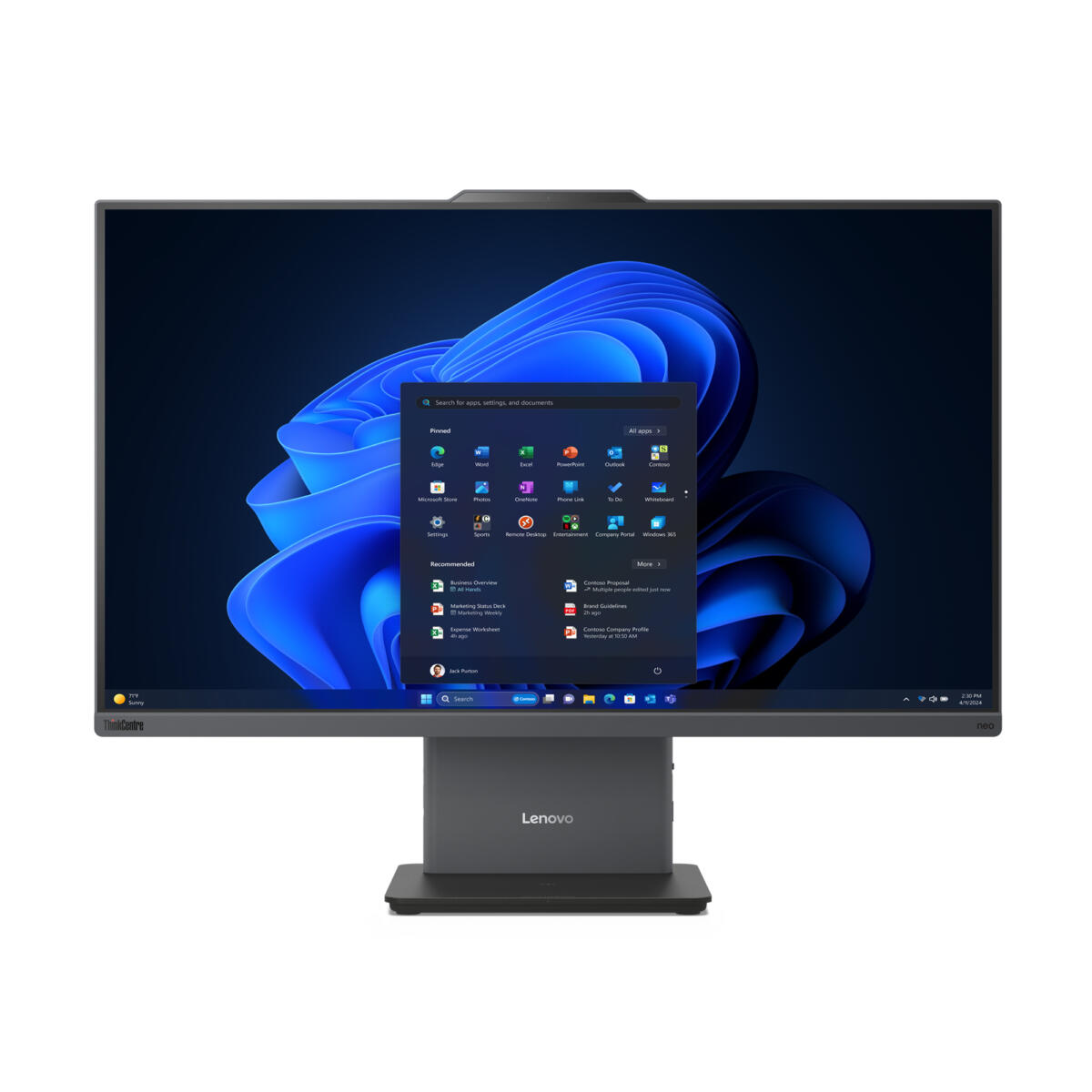 Lenovo ThinkCentre Neo 50a Gen 5 ALL-IN-ONE Core™ i5-13420H 256GB SSD 16GB 27" (1920x1080) IPS 100Hz WIN11 Pro Keyboard Mouse 1-year on-site warranty
