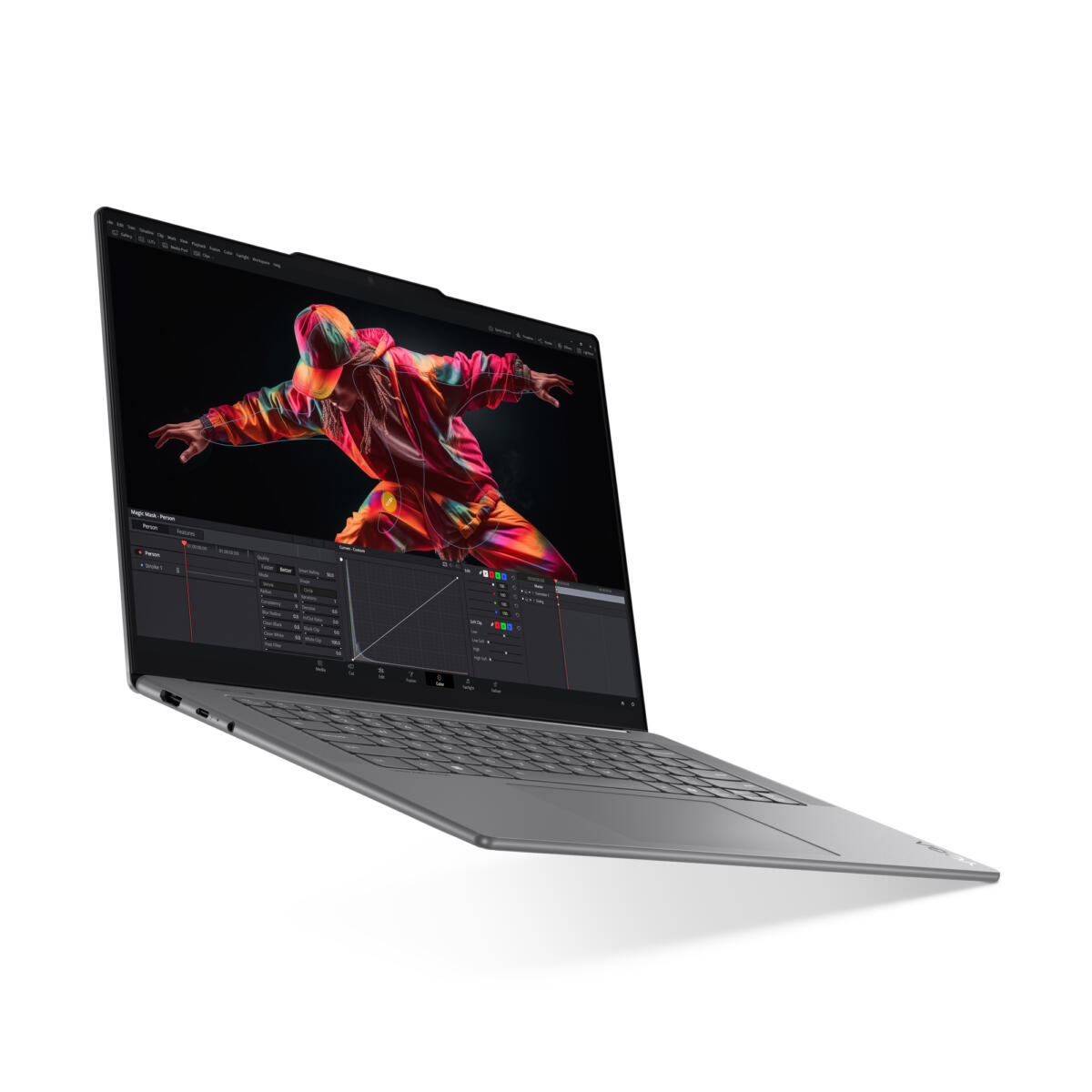 Lenovo YOGA Slim 7i Aura Edition Core™ Ultra 7 Series 2 Evo Edition Copilot+ PC 1TB SSD 32GB 15.3” (2880x1800) TOUCHSCREEN WIN11 LUNA GREY Backlit Keyboard - Image 4