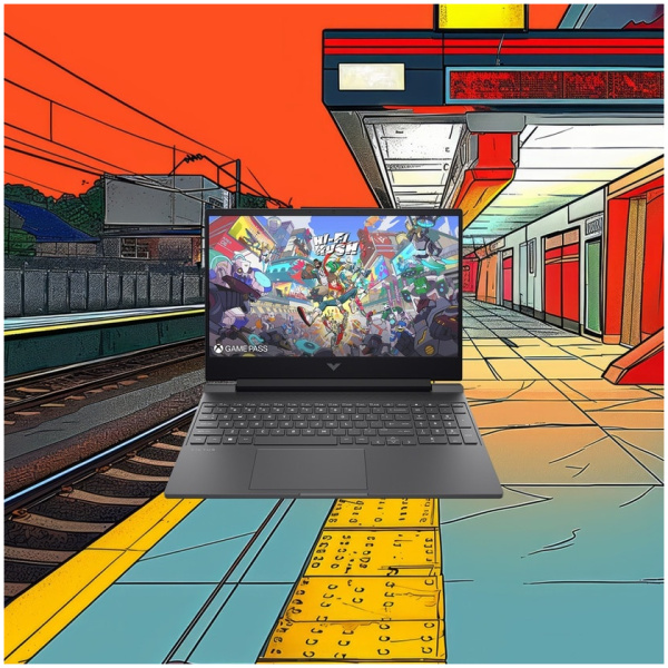 HP VICTUS 15-FB2082 GAMING AMD Ryzen™ 5 8640H 512GB SSD 8GB 15.6" (1920x1080) WIN11 NVIDIA® RTX 4050 6144MB MICA SILVER Backlit Keyboard - Image 5