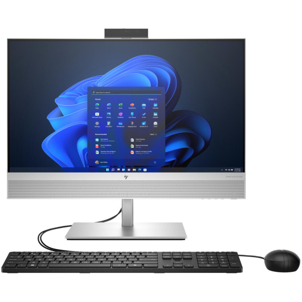 HP EliteOne 840 G9 9th Gen ALL-IN-ONE Core™ i7-14700 512GB SSD 16GB 23.8" (1920x1080) WIN11 Pro NATURAL SILVER Keyboard Mouse