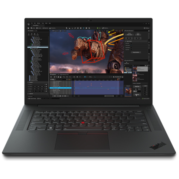 Lenovo ThinkPad P1 Gen 6 MOBILE WORKSTATION Core™ i7-13700H 512GB SSD 16GB 16" (2560x1600) 165Hz WIN11 Pro NVIDIA® RTX 1000 6144MB BLACK Backlit Keyboard FP Reader FRENCH 3-year warranty