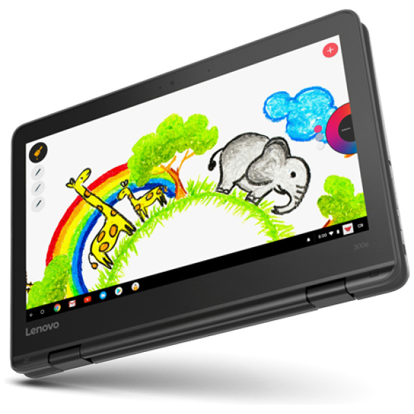 Lenovo Chromebook 300e AMD A4-9120C32GB eMMC 4GB 11.6" (1366x768) TOUCHSCREEN Chrome OS BLACK 2.89 lbs. - Image 5