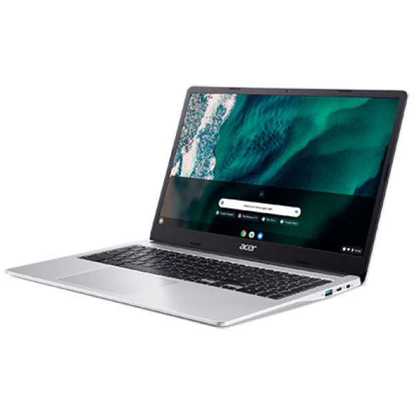 Acer Chromebook 315 CB315-4H-P8FZ Pentium® Silver N6000 128GB eMMC 4GB 15.6" (1366x768) Chrome OS PURE SILVER - Image 3