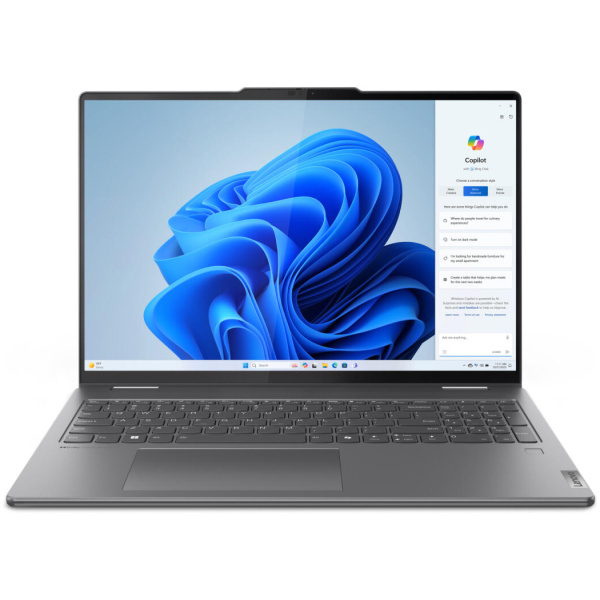 Lenovo YOGA 7 16IML9 2-IN-1 Core™ Ultra 7 155U 1TB SSD 16GB 16" (1920x1200) TOUCHSCREEN IPS WIN11 STORM GREY Backlit Keyboard FP Reader