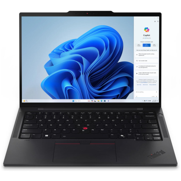 Lenovo ThinkPad T14s Gen 5 Core™ Ultra 5 125U 512GB SSD 16GB 14" WUXGA (1920x1200) IPS WIN11 Pro IR Webcam ECLIPSE BLACK Backlit Keyboard FP Reader