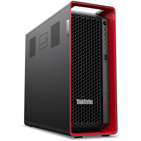 Lenovo ThinkStation P8 SFF AMD Ryzen™ Threadripper PRO 794 1TB SSD M.2 PCIe NVMe 32GB WIN11 Pro NVIDIA® NVIDIA T400 4GB Keyboard Mouse GRAY - Image 2
