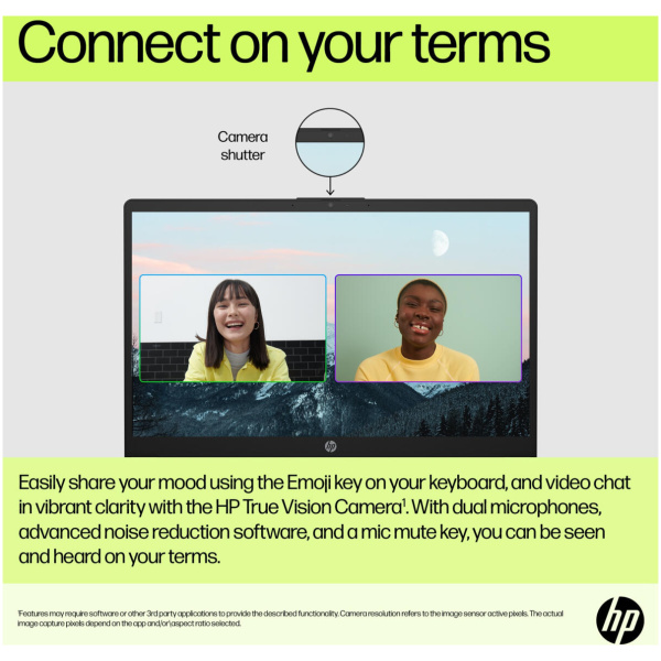 HP 15-FD0107 Core™ i7-1255U 512GB SSD 16GB 15.6" (1920x1080) TOUCHSCREEN WIN11 S NATURAL SILVER - Image 3