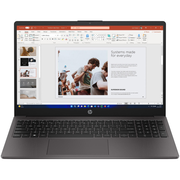 HP 250 G10 Core™ i5-1334U 256GB SSD 16GB 15.6" (1920x1080) WIN11 DARK ASH SILVER