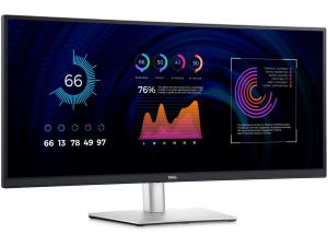 Dell P3424WE Curved 34.14" UW-QHD (3440x1440) 8ms 300 cd/m² USB-C™ HDMI DP USB3.0 IPS Adjustable Stand Monitor BLACK