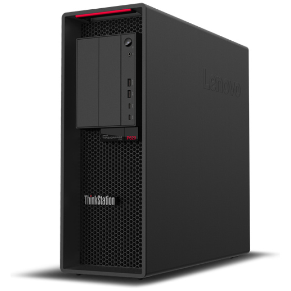 Lenovo ThinkStation P620 TOWER WORKSTATION AMD Ryzen™ Threadripper™ PRO 2975WX 3.6GHz 1TB SSD 32GB NVIDIA T400 4GB DVD-RW WIN11 Pro BLACK Keyboard Mouse - Image 2