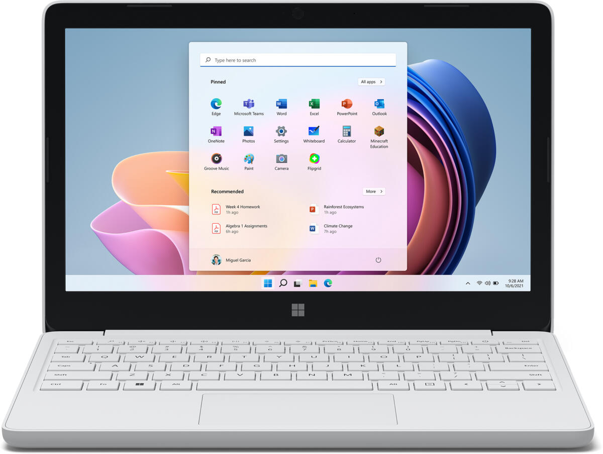Microsoft Surface Laptop SE Celeron® N4120 128GB eMMC 8GB 11.6" (1366x768) WIN11 SE GLACIER WHITE