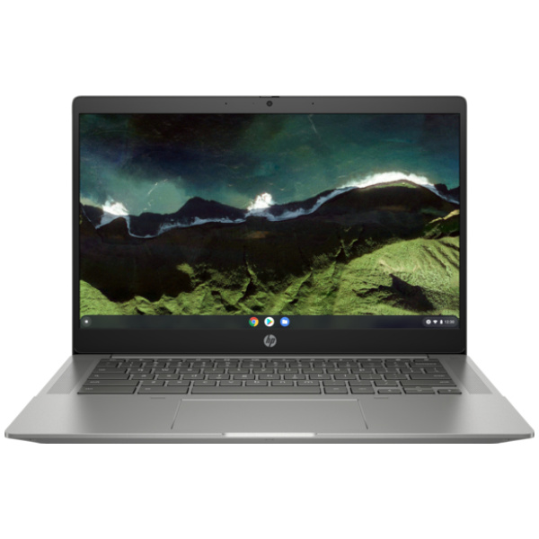HP Chromebook 14B-NB0031 Core™ i3-1115G4 128GB SSD 4GB 14" (1366x768) Chrome OS MINERAL SILVER Backlit Keyboard FP Reader