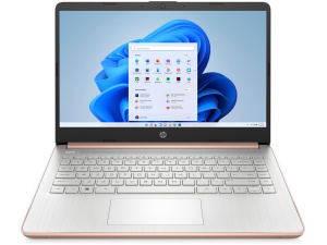 HP 14-DQ0070 Celeron N4120 64GB eMMC 4GB 14" (1366X768) TOUCHSCREEN WIN10 S PALE ROSE