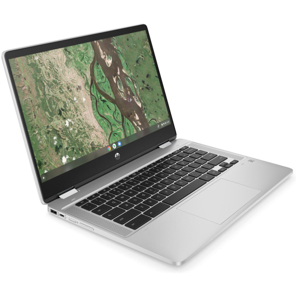 HP Chromebook x360 14B-CB0033 2-IN-1 Celeron® N4500 64GB 4GB 14" (1366x768) TOUCHSCREEN ChromeOS NATURAL SILVER - Image 3