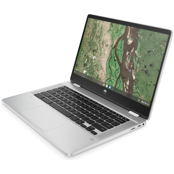 HP Chromebook x360 14B-CB0033 2-IN-1 Celeron® N4500 64GB 4GB 14" (1366x768) TOUCHSCREEN ChromeOS NATURAL SILVER - Image 2