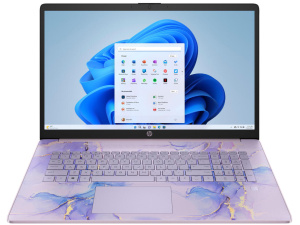 HP 17-CN3130 Intel® N200 256GB SSD 8GB 17.3" (1600x900) WIN11 AQUAMARINE SKY Backlit Keyboard FP Reader