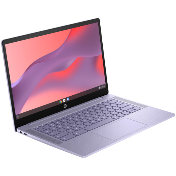 HP Chromebook 14A-NF0103 Intel® N100 128GB UFS 4GB 14" (1366x768) Chrome OS LILAC LAVENDER Backlit Keyboard - Image 2