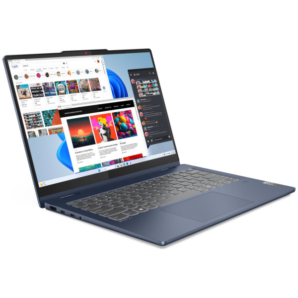 Lenovo IdeaPad 5 14AHP9 2-IN-1 AMD Ryzen™ 5 8645HS1TB SSD 16GB 14" WUXGA (1920x1200) TOUCHSCREEN WIN11 COSMIC BLUE Backlit Keyboard FP Reader 0.7" thin, 3.5 lbs. - Image 4