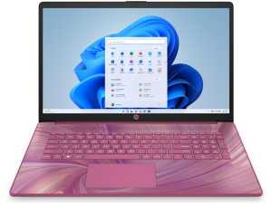 HP 17-CN0119 Celeron® Dual-Core N4120 128GB SSD 4GB 17.3" (1600x900) TOUCHSCREEN WIN11 SUNKISSED PLUM Backlit Keyboard
