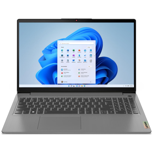 Lenovo 3 15IAU7 Core™ i7-1255U 512GB SSD 16GB 15.6" (1920x1080) TOUCHSCREEN WIN11 ARCTIC GREY Backlit Keyboard FP Reader