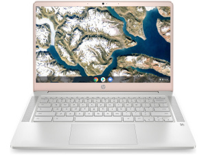 HP Chromebook 14A-NA0702 Celeron® N4120 128GB eMMC 4GB 14" (1366x768) Chrome OS PALE GOLD ROSE