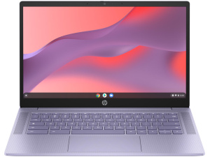 HP Chromebook 14A-NF0103 Intel® N100 128GB UFS 4GB 14" (1366x768) Chrome OS LILAC LAVENDER Backlit Keyboard