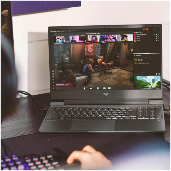 HP Victus 15-FA1082 GAMING Core™ i5-13420H 512GB SSD 16GB 15.6" (1920x1080) WIN11 NVIDIA® RTX 4050 6144MB MACA SILVER Backlit Keyboard DAMAGED BOX - Image 5