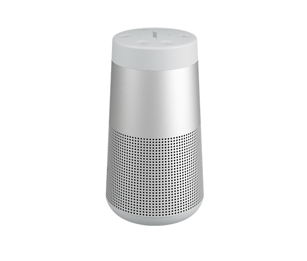 Bose SoundLink Revolve II Bluetooth Speaker LUXE SILVER : 360° Room-Filling Sound, IP55 Water / Dust Resistant, Alexa-Enabled Device, Up to 13 Hrs of Battery Life