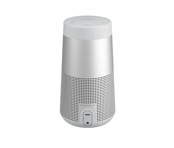 Bose SoundLink Revolve II Bluetooth Speaker LUXE SILVER : 360° Room-Filling Sound, IP55 Water / Dust Resistant, Alexa-Enabled Device, Up to 13 Hrs of Battery Life - Image 2