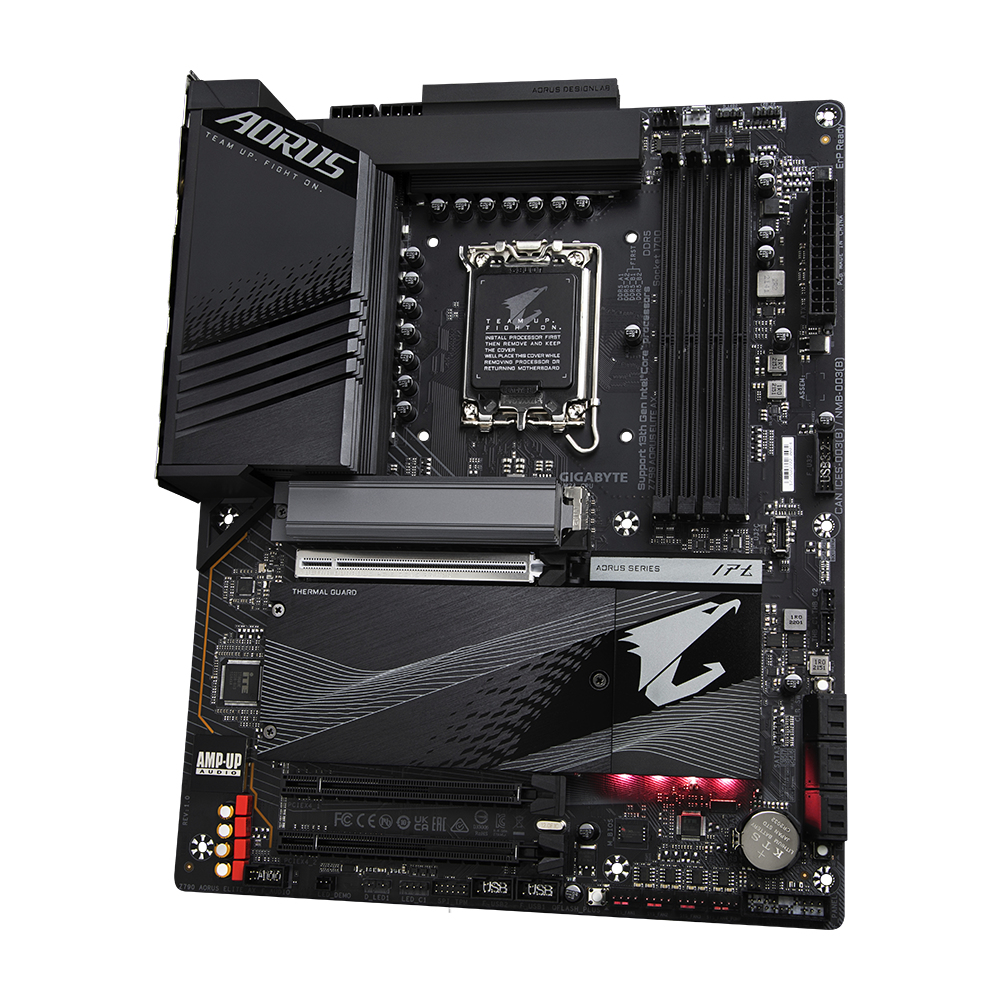 Gigabyte Z790 AORUS ELITE AX LGA 1700 ATX Motherboard : Intel® Z790 Express Chipset, Support 13th and 12th Gen Series Processors, 4*SMD DIMMs with XMP 3.0 Memory Module Support, 4*PCIe 4.0 x4 M.2, DP / HDMI / USB-C - Image 4